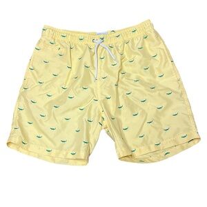 Surf Style Men's Embroidered Alligators Swim Shorts Size XL